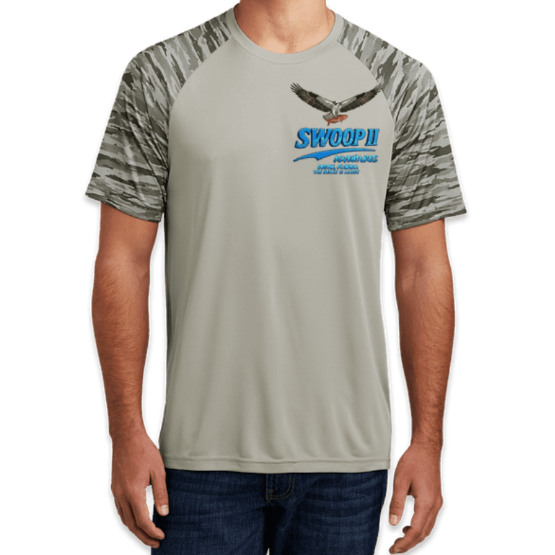 Sport‑Tek Drift Camo Colorblock Performance Shirt