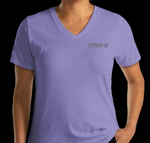 Port & Company Women's Core Cotton V‑Neck T-shirt